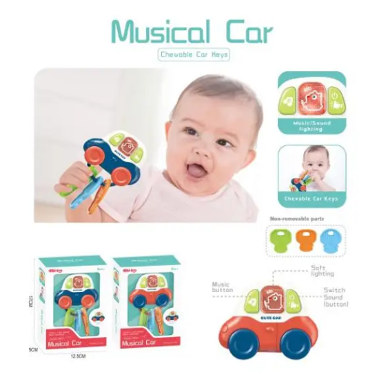 Slika Grickalica za žvakanje s glazbenim tipkama - Keys Chipolino 