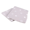 Slika Dekica 75x100cm Stars White/Beige Interbaby 