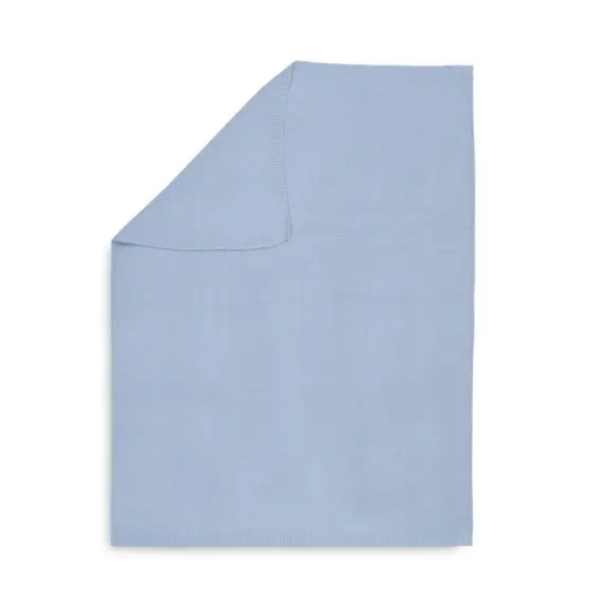 Slika Set prekrivač, kapica i papučice Plavo InterBaby 