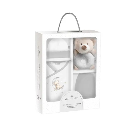 Slika Set za novorođenče - Medvjedić Sivo InterBaby 