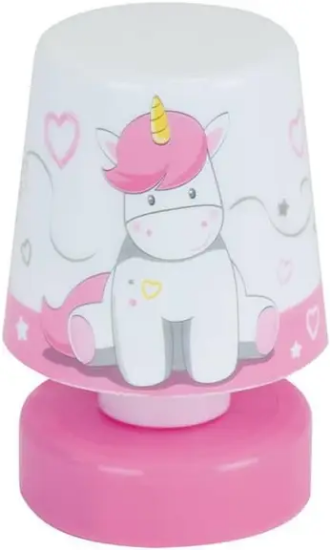 Slika Noćno svjetlo na push ručicu - Jednorog - 11,5 cm