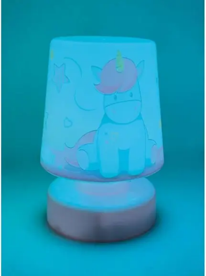 Slika Noćno svjetlo na push ručicu - Jednorog - 11,5 cm