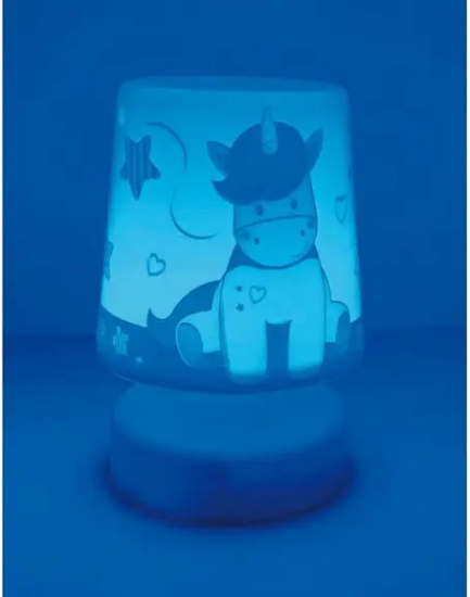 Slika Noćno svjetlo na push ručicu - Jednorog - 11,5 cm