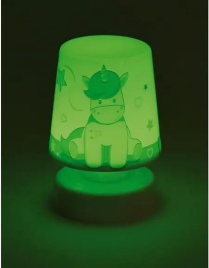 Slika Noćno svjetlo na push ručicu - Jednorog - 11,5 cm