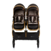 Slika 3u1 dječja kolica za blizance ili dvoje djece Duo Smart Obsidian / Gold Chipolino 
