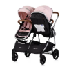 Slika 3u1 dječja kolica za blizance ili dvoje djece Duo Smart Pink Marshmellow Chipolino 