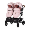Slika 3u1 dječja kolica za blizance ili dvoje djece Duo Smart Pink Marshmellow Chipolino 