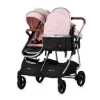 Slika 3u1 dječja kolica za blizance ili dvoje djece Duo Smart Pink Marshmellow Chipolino 