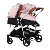 Slika 3u1 dječja kolica za blizance ili dvoje djece Duo Smart Pink Marshmellow Chipolino 