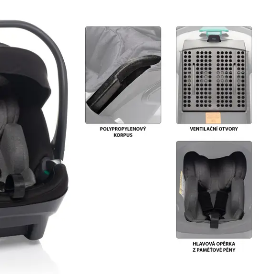 Slika Zopa autosjedalica XS Plus i-size, Rocky Grey