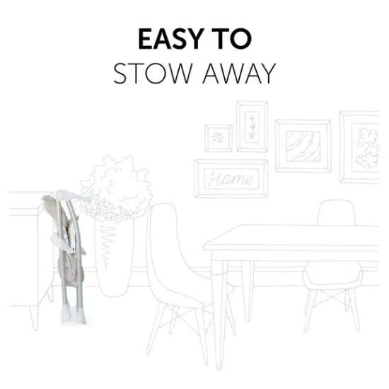 Slika Hranilica Sit N Fold Beige - Hauck