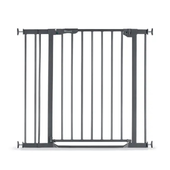 Slika Zaštitna ograda Clear Step 2 Set +9 cm produžetak- Dark Grey - Hauck