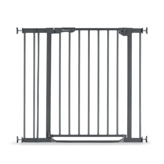 Slika Zaštitna ograda Clear Step 2 Set +9 cm produžetak- Dark Grey - Hauck