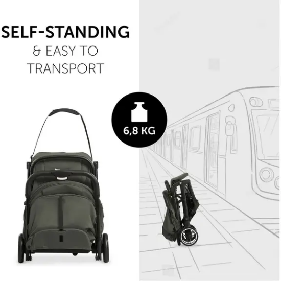 Slika Kolica Travel N Care - Dark Olive - Hauck