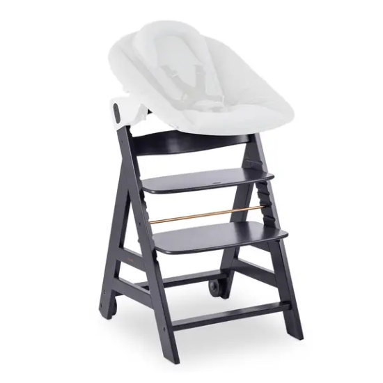 Slika Hranilica Beta+ Dark Grey sa dodacima - Hauck