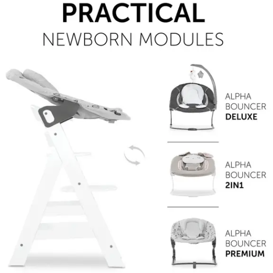 Slika Hranilica Alpha + white - Hauck