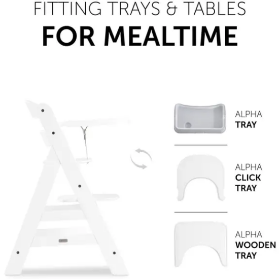 Slika Hranilica Alpha + white - Hauck