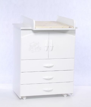 Slika Komoda Teddy Fix bijela