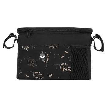 Slika Torba za kolica Deluxe Romantic Leaves Black - Dooky
