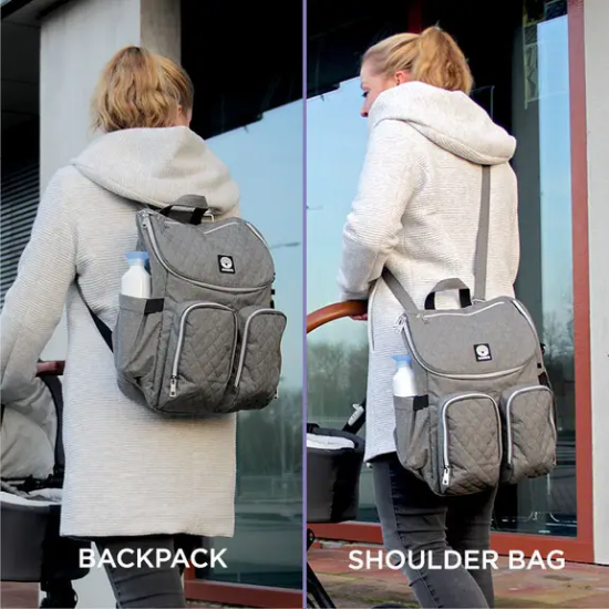 Slika Torba 2u1 Grey Melange - Dooky