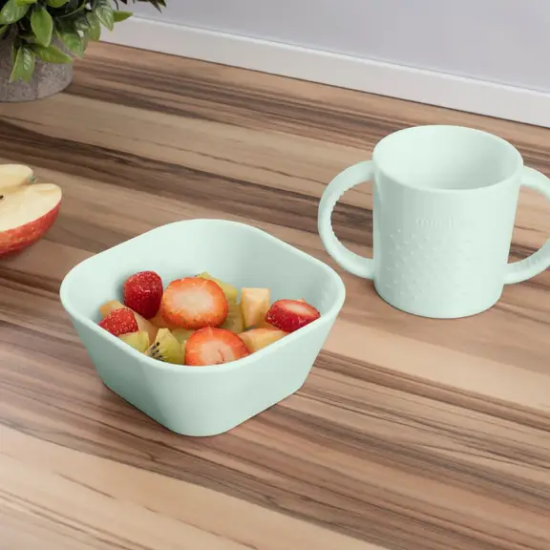 Slika Set za jelo square mint Miniland 