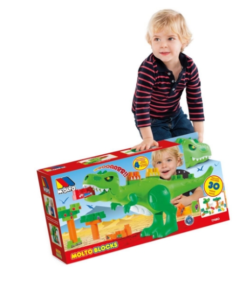 Slika Dino s kockama - 30 kom - Molto