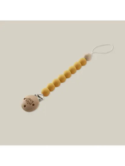 Slika Silikonski držač dude Earth Ocher InterBaby 