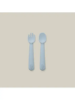 Slika Silikonski set pribora za jelo Blue Grey InterBaby 