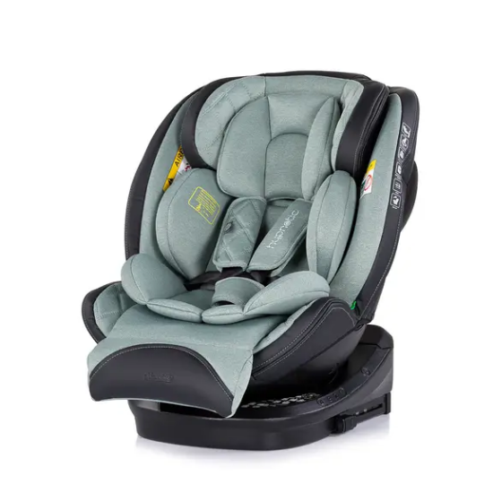 Slika Autosjedalica I-SIZE 40-150 cm ISOFIX 360 Hypnotic Basil Chipolino 