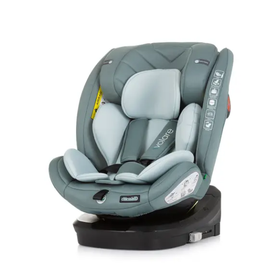 Slika Autosjedalica I-SIZE 40-150 cm ISOFIX 360 "VOLARE" Pastel zelena Chipolino 