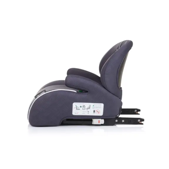 Slika Booster autosjedalica 125-150 cm ISOFIX Sonic - Anthracite Chipolino 