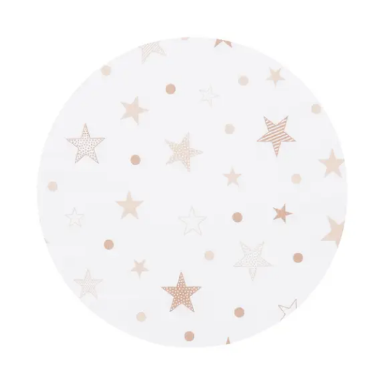 Slika Preklopni madrac white / beige stars Chipolino 