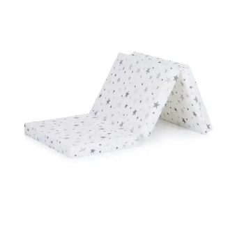 Slika Preklopni madrac white / grey stars Chipolino 