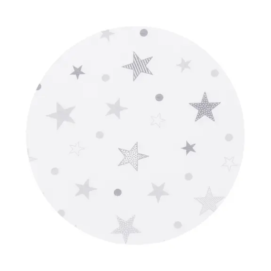 Slika Preklopni madrac white / grey stars Chipolino 