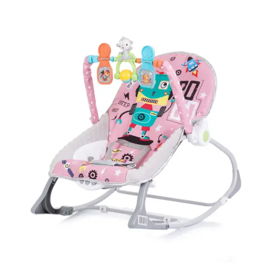 Slika Glazbena ležaljka Baby Spa Pink Chipolino 