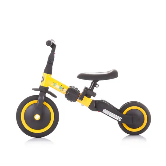 Slika Tricikl / balance bike 2u1 Smarty yellow Chipolino 