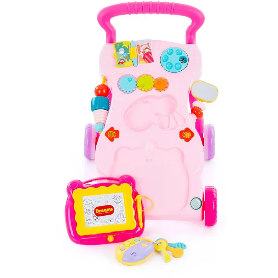 Slika Igračka hodalica/guralica Funny - pink