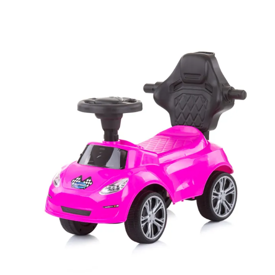 Slika Guralica s ručkom Turbo pink Chipolino 