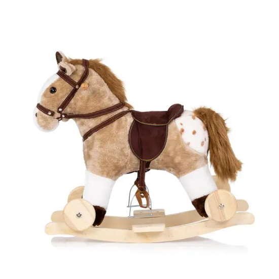 Slika Igračka na luljanje sa kotačima Horse - bež Chipolino 