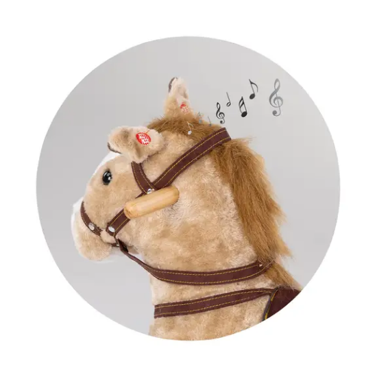 Slika Igračka na luljanje sa kotačima Horse - bež Chipolino 
