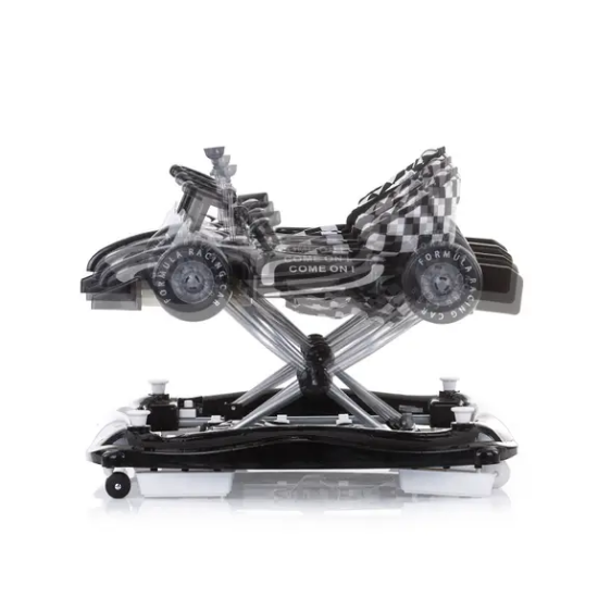 Slika Multifunkcionalna hodalica Racer 4u1 - black/white Chipolino 