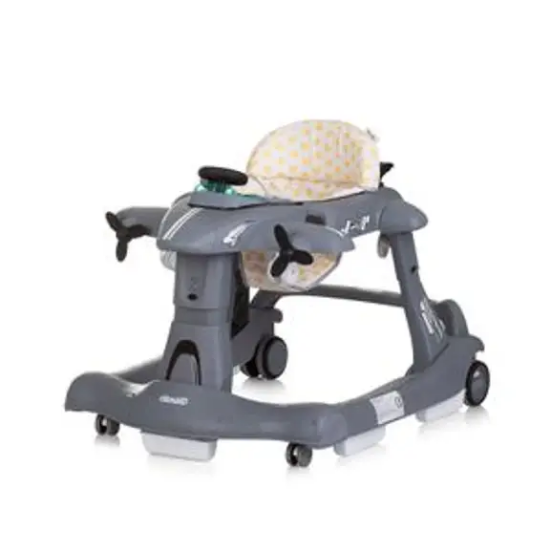 Slika Hodalica Airplane 3u1 - Siva Chipolino 