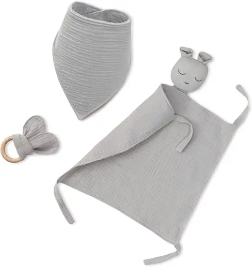 Slika Set za bebe Muslin Grey Petrol InterBaby 