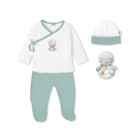 Slika Set za novorođenče - Hobotnica Mint InterBaby 