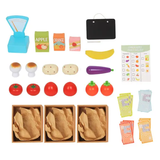 Slika Drveni set trgovina Zopa 