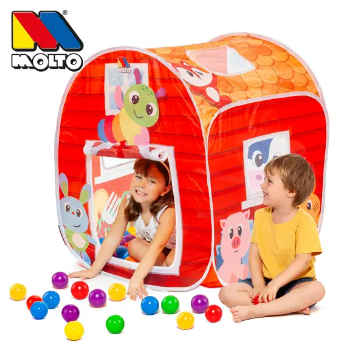 Slika Interaktivna kućica u obliku auta + 25 šarenih loptica - Molto