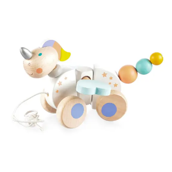 Slika Drvena igračka na povlačenje Unicorn Zopa 