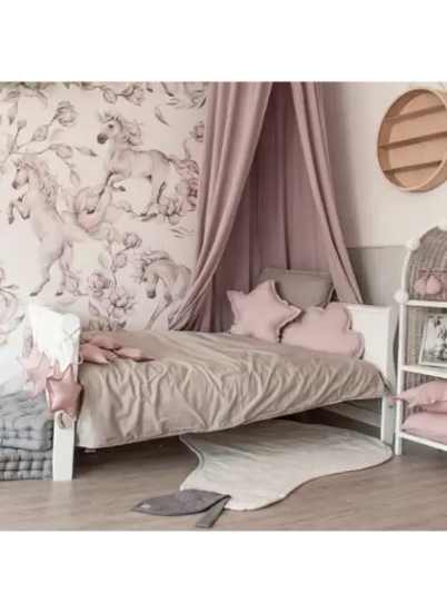 Slika Krevet Noble Toddler 140x70 white - Woodies