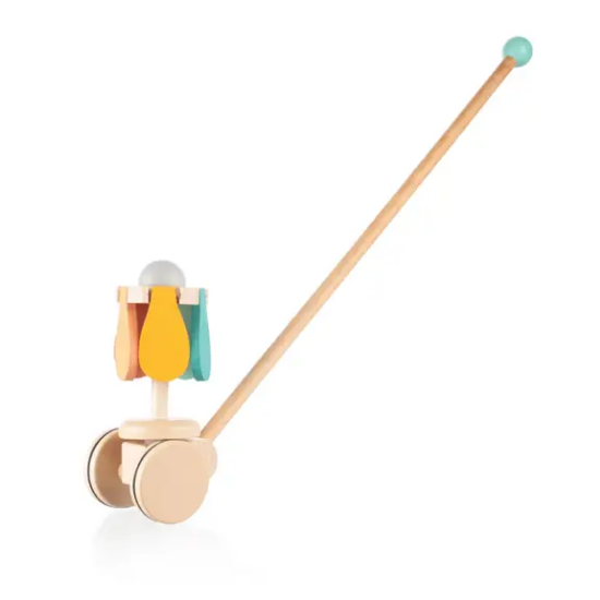 Slika Drvena igračka guralica Flower Zopa 