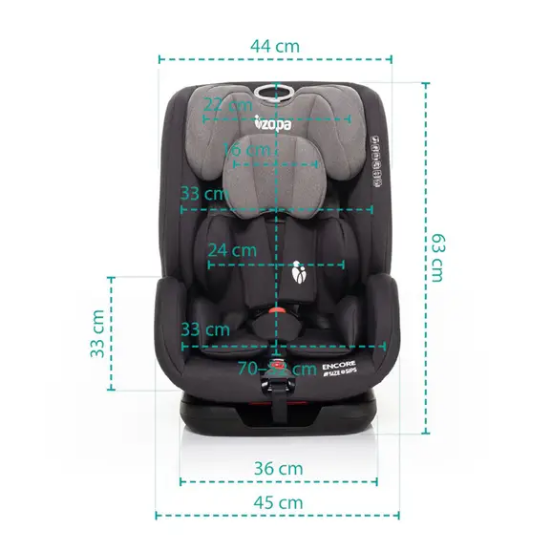 Slika Autosjedalica Encore i-Size, Grey Zopa 